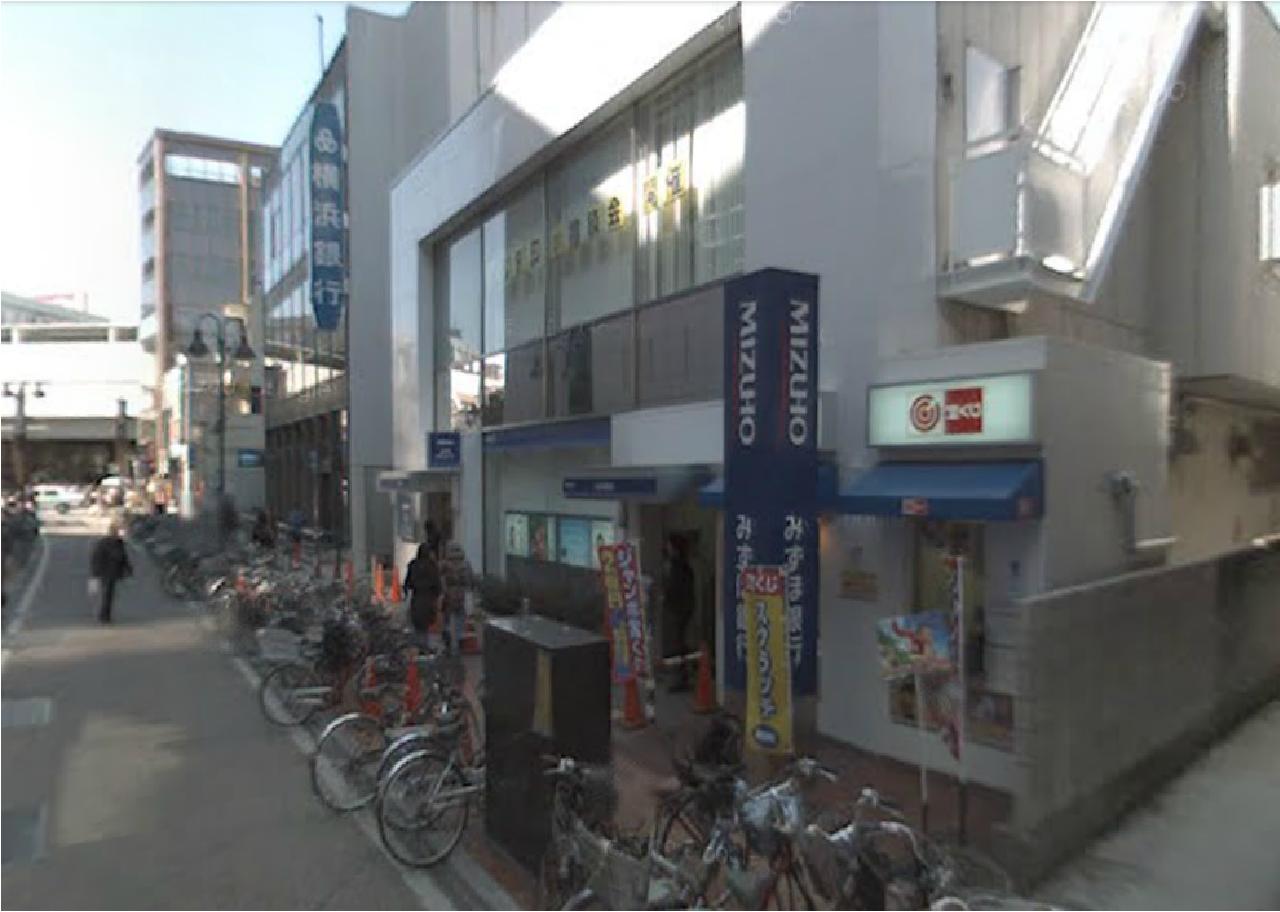 クレストール溝口 銀行：横浜・みずほ銀行溝口支店　600m