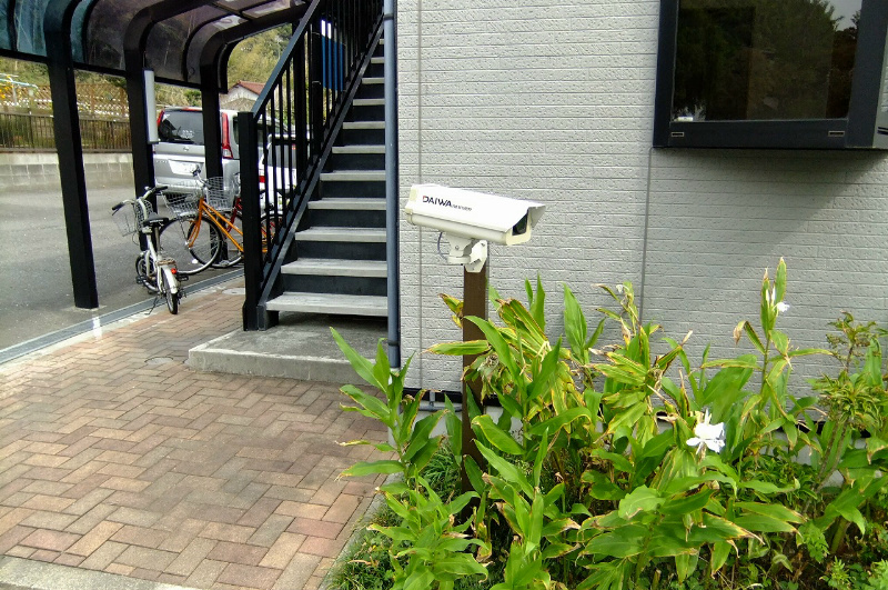 サンハイムⅡ 防犯カメラ付きで安心してご入居いただけます！