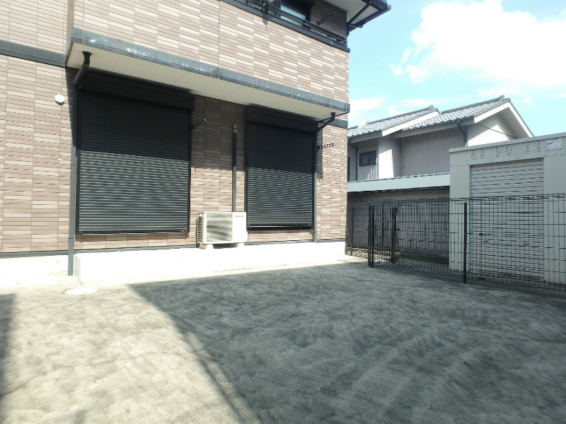Sonnen　Schirm 広いテラス