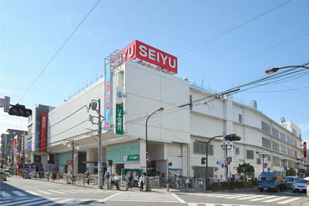 グリーンアベニュー スーパー：西友 調布店　400m