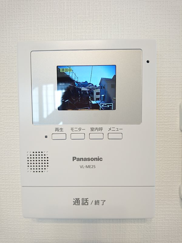 カーサ山手 安心のモニター付きインターホン
