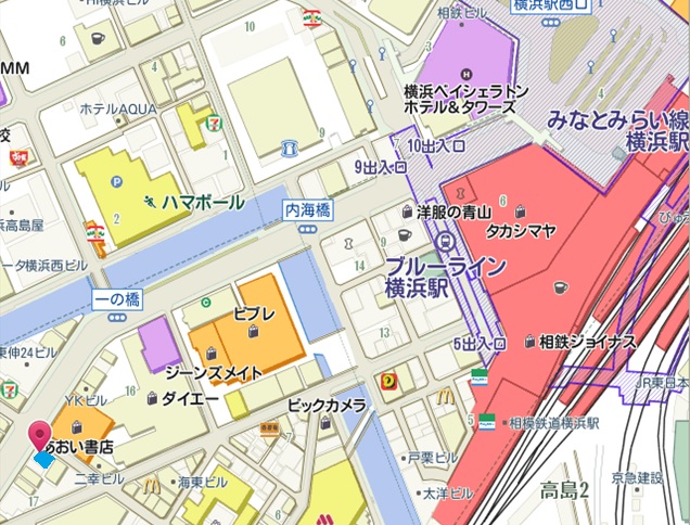 ルームプラザ横浜賃貸アクセス地図